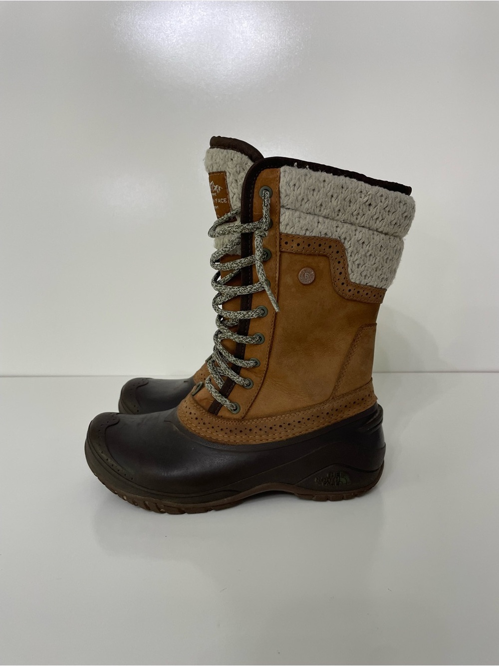 The North Face Shellista Suede Waterproof Winter Boots Womens 6 Gorpcore Outdoor